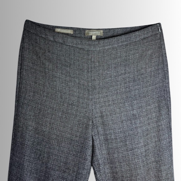 Talbots Wool Blend, Woven in Italy, Flat Front, Slightly Higher Waist, Slacks 10 - Picture 3 of 9